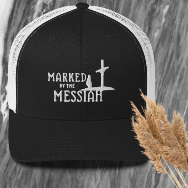 Trucker Hat (White Embroidery) - Image 3