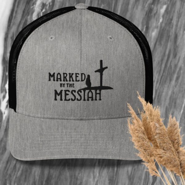 Trucker Hat (Black Embroidery) - Image 6